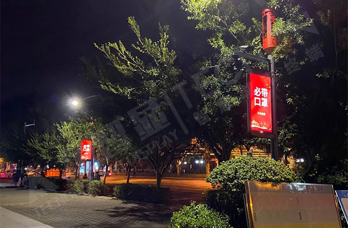 LED Light Pole Screen