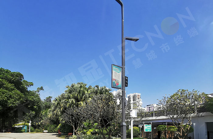 LED Light Pole Screen